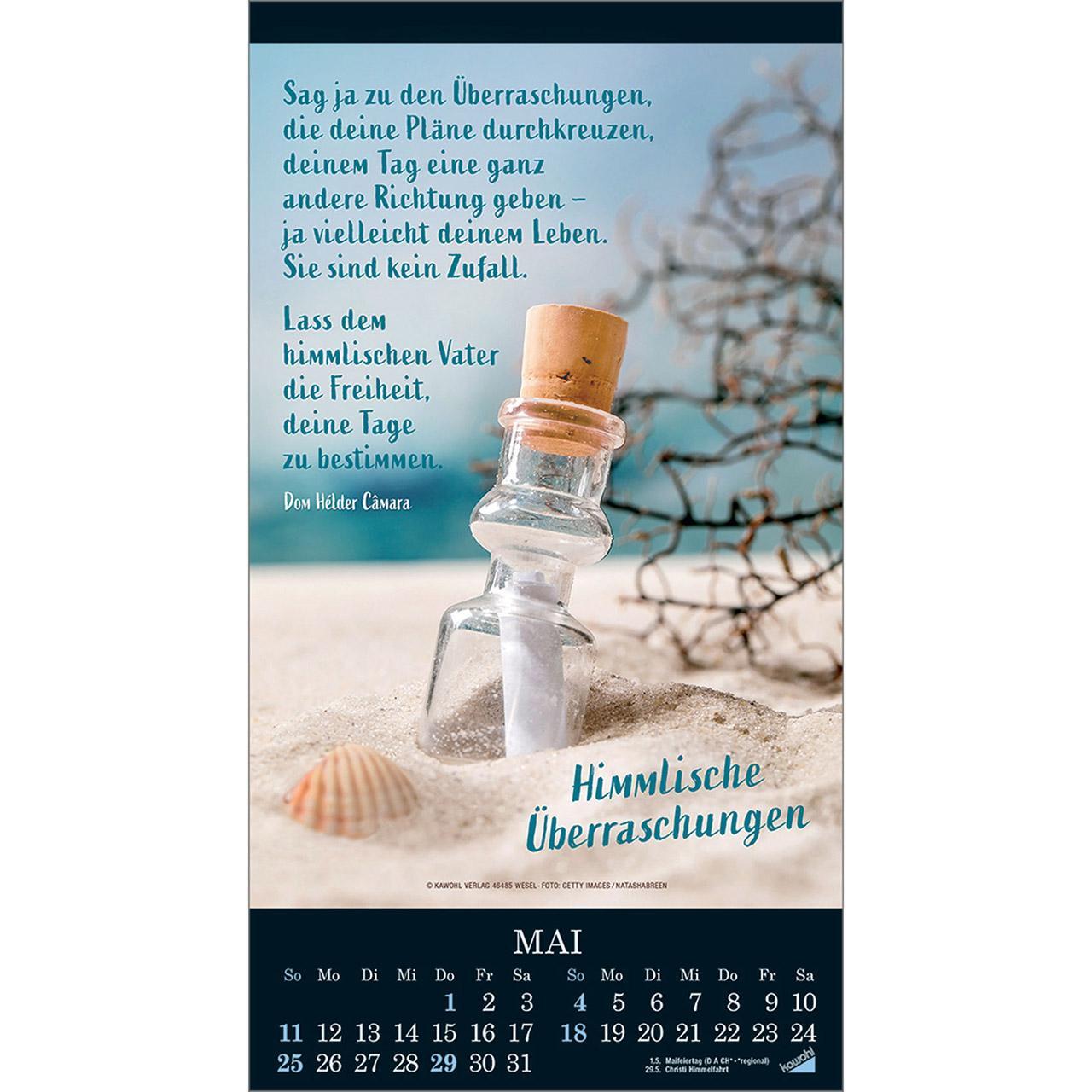 Bild: 9783754855058 | Die Wunder deiner Werke 2025 | Besinnungskalender | Kalender | 14 S.