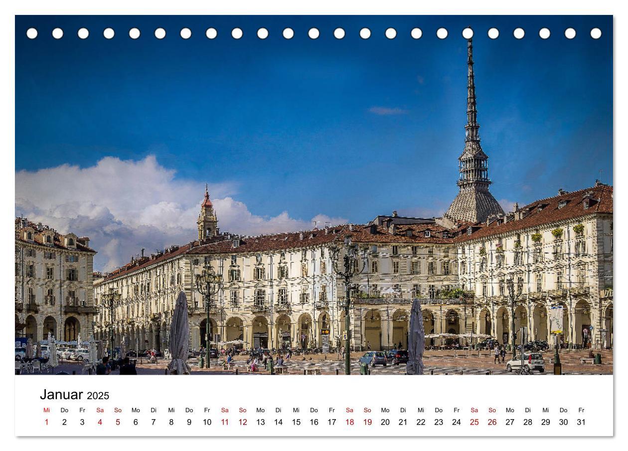 Bild: 9783435348398 | Piemont und Turin (Tischkalender 2025 DIN A5 quer), CALVENDO...