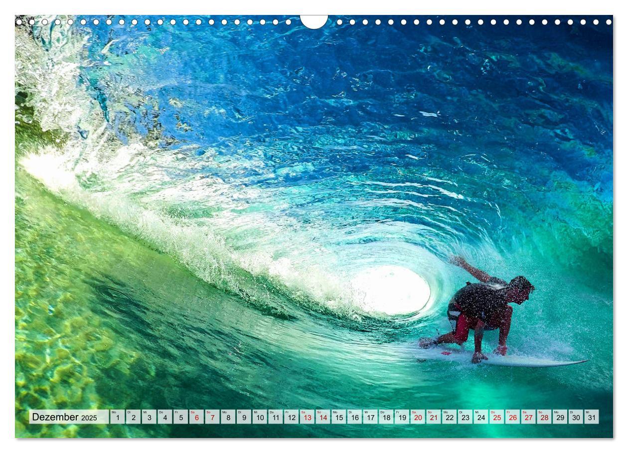 Bild: 9783383921179 | Surfen - from Inside the Barrel (Wandkalender 2025 DIN A3 quer),...