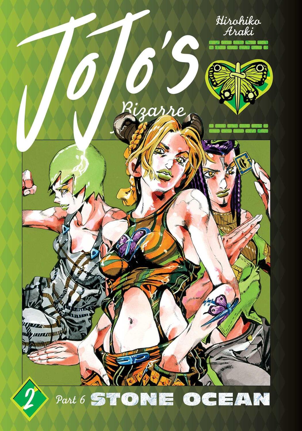 Cover: 9781974742882 | JoJo's Bizarre Adventure: Part 6--Stone Ocean, Vol. 2 | Hirohiko Araki