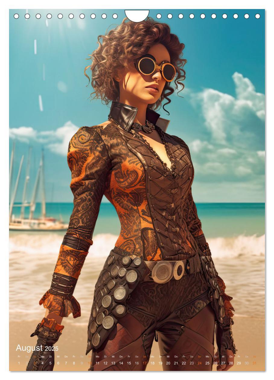 Bild: 9783435866915 | Steampunk Ladies (Wandkalender 2025 DIN A4 hoch), CALVENDO...