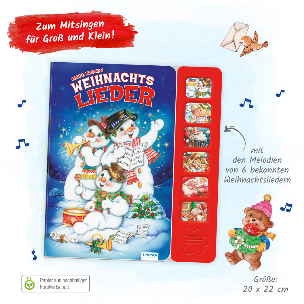 Bild: 9783988021168 | Trötsch Soundbuch Meine ersten Weihnachtslieder | Co.KG | Buch | 12 S.