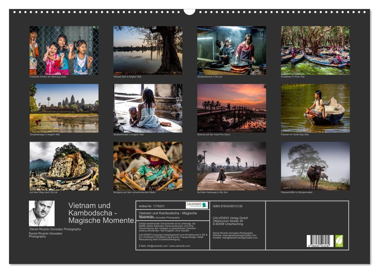 Bild: 9783435513130 | Vietnam und Kambodscha - Magische Momente. (Wandkalender 2025 DIN...