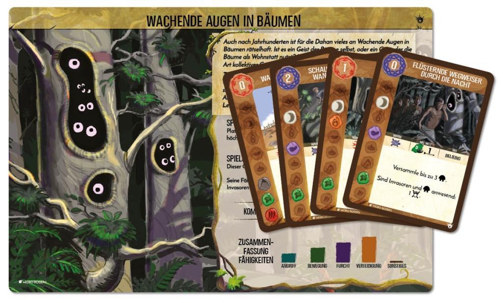 Cover: 4250231737534 | Spirit Island: Wachende Augen in Bäumen (Mini-Eweiterung) | Spiel