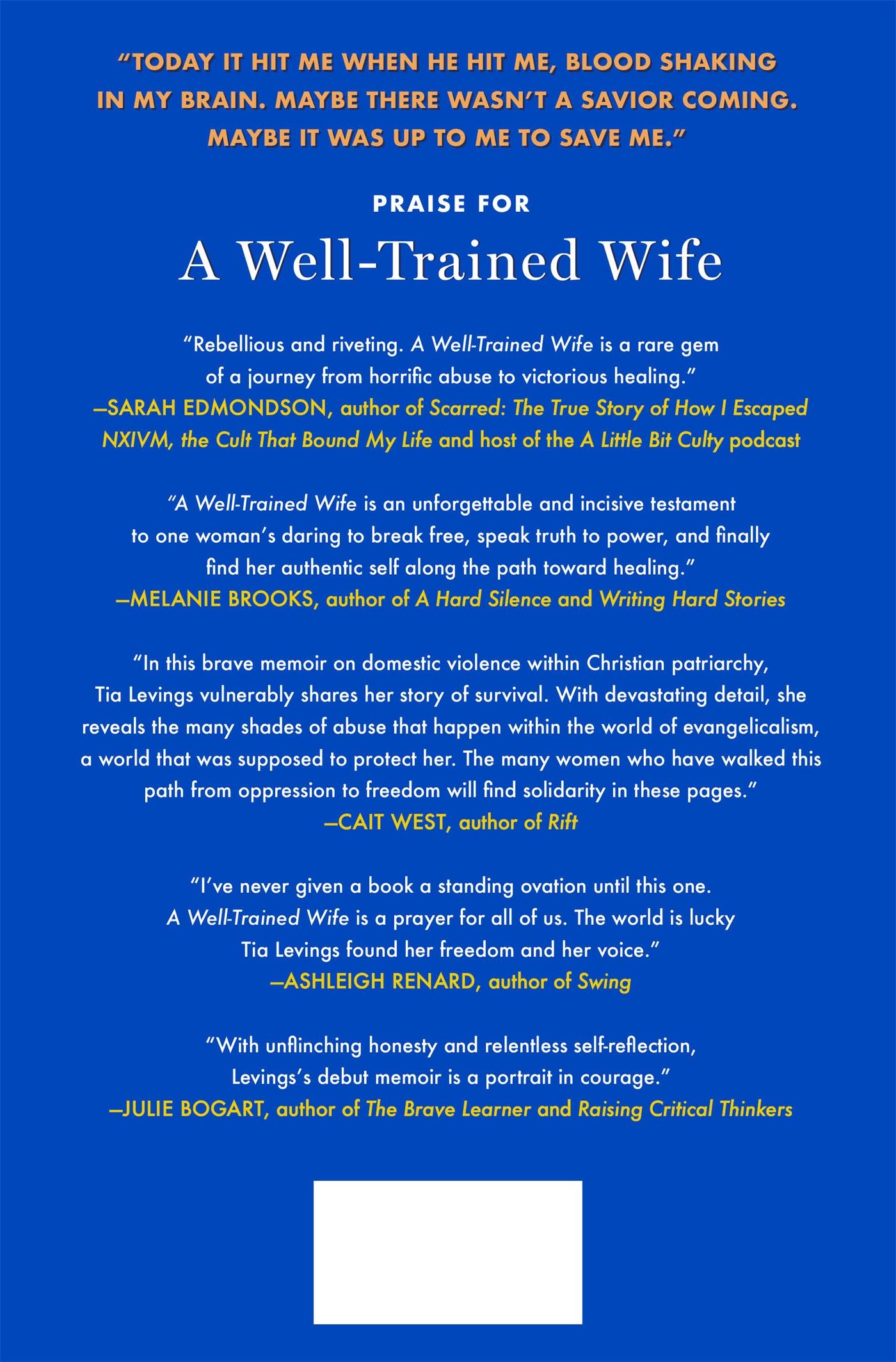 Rückseite: 9781250288288 | A Well-Trained Wife | My Escape from Christian Patriarchy | Levings