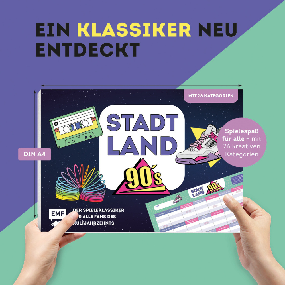 Bild: 4260478341821 | Stadt, Land, 90s - Der Spieleklassiker für alle Fans des...