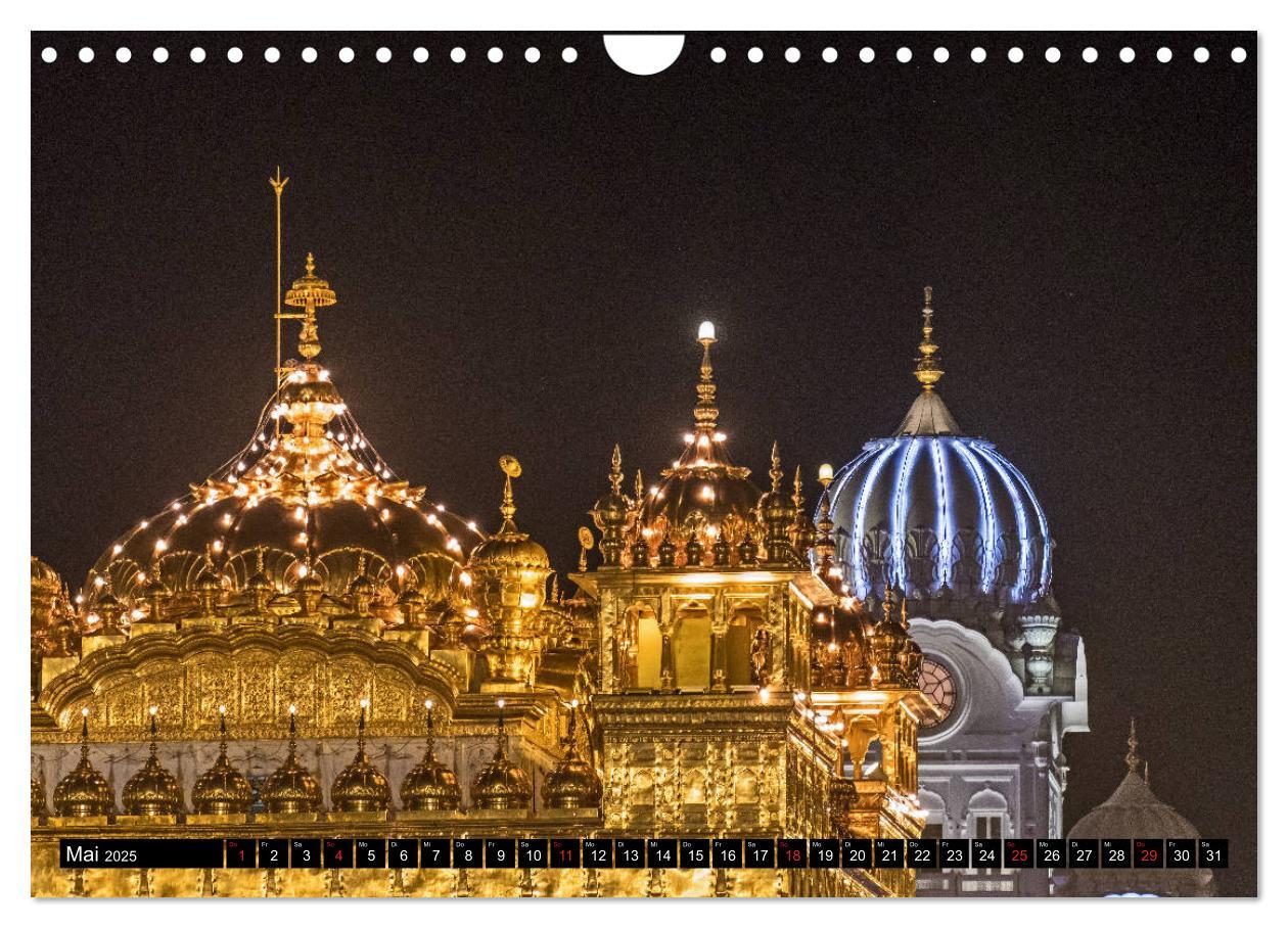 Bild: 9783435304080 | Amritsar - Der goldene Tempel (Wandkalender 2025 DIN A4 quer),...