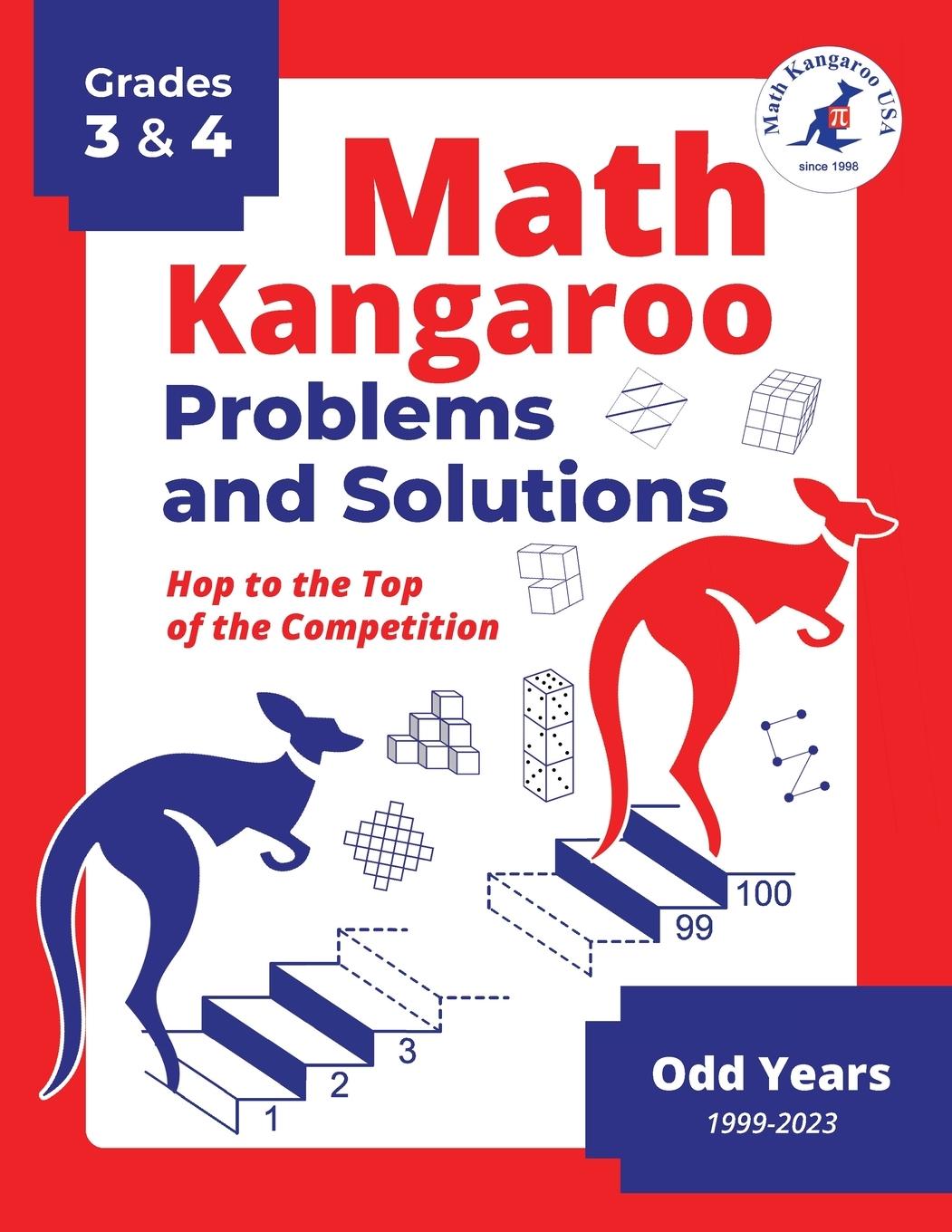 Cover: 9798989988310 | Math Kangaroo Problems and Solutions - Grades 3 &amp; 4 - Odd Years | Usa