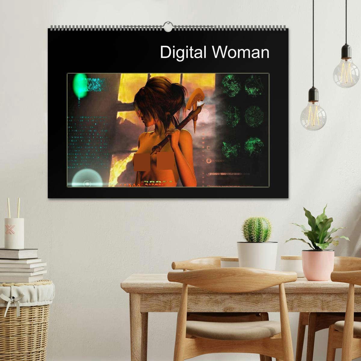 Bild: 9783435780839 | Digital Woman (Wandkalender 2025 DIN A2 quer), CALVENDO Monatskalender