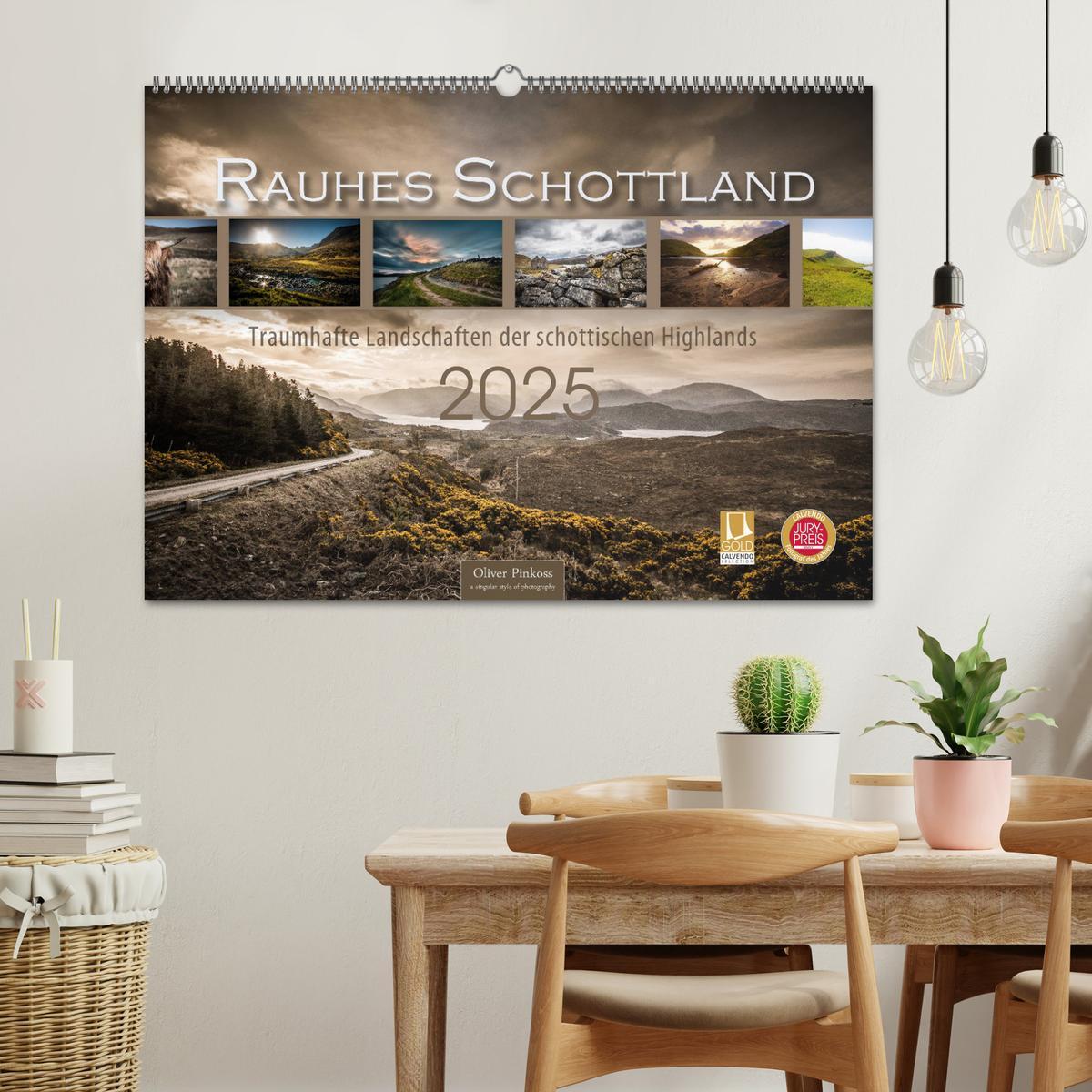 Bild: 9783435368624 | Rauhes Schottland (Wandkalender 2025 DIN A2 quer), CALVENDO...