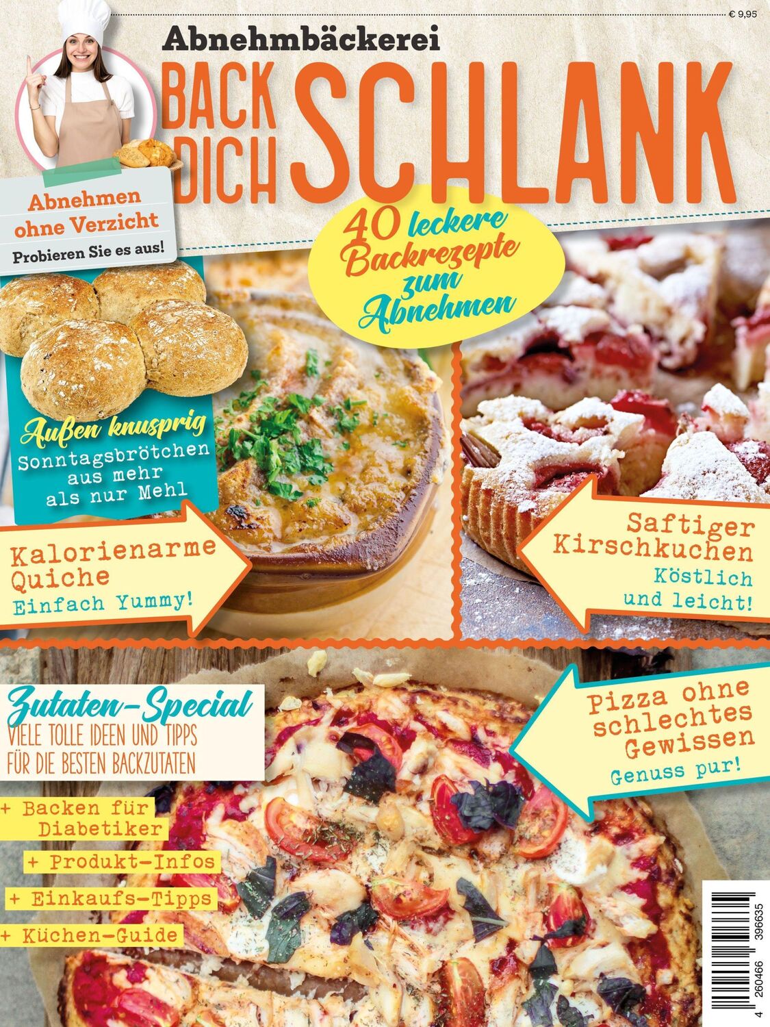 Cover: 4260466396635 | Abnehmbäckerei Back Dich schlank | Oliver Buss | Taschenbuch | 100 S.