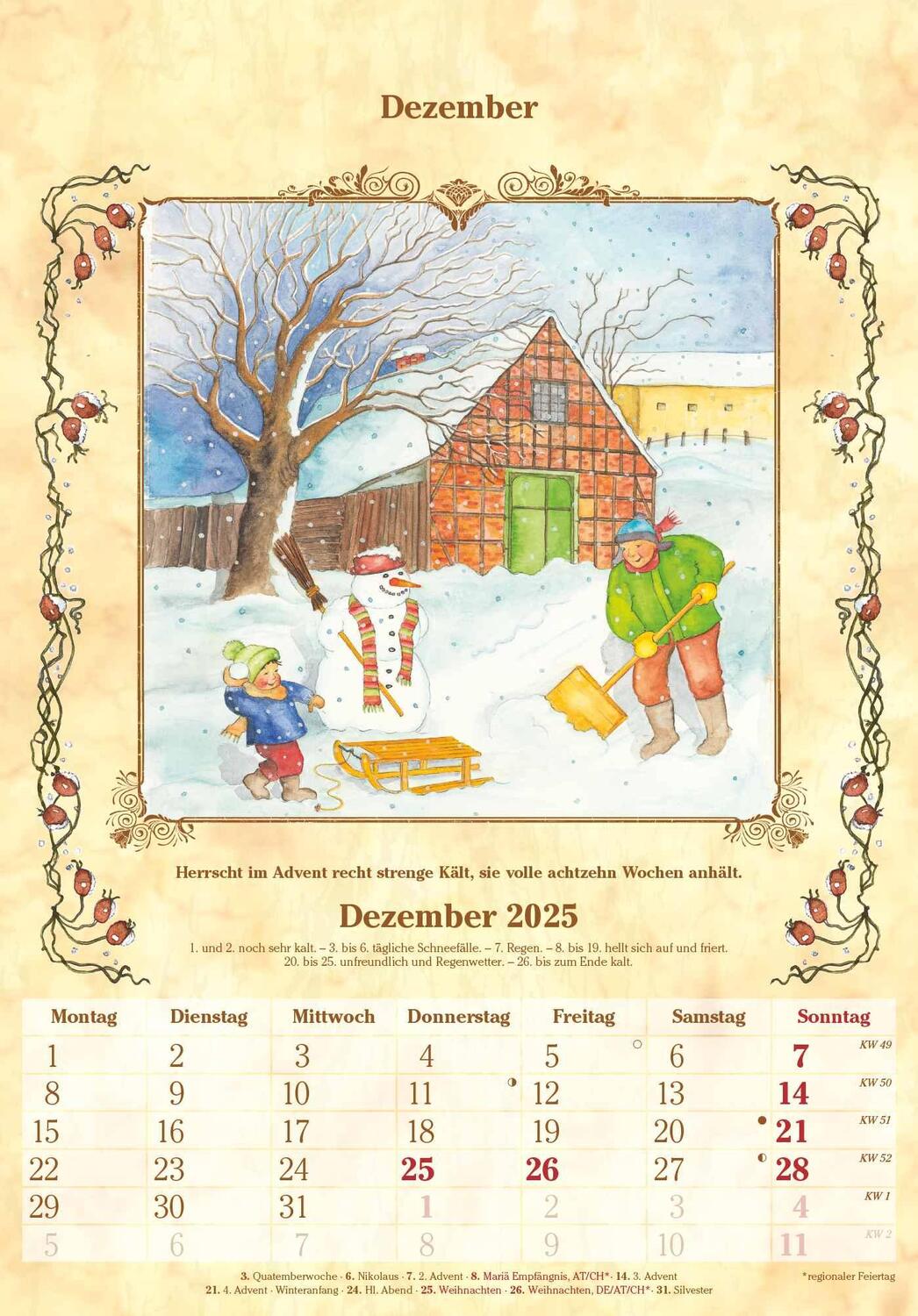 Bild: 4251732341060 | Bauernkalender 2025 - Bildkalender 23,7x34 cm - mit...