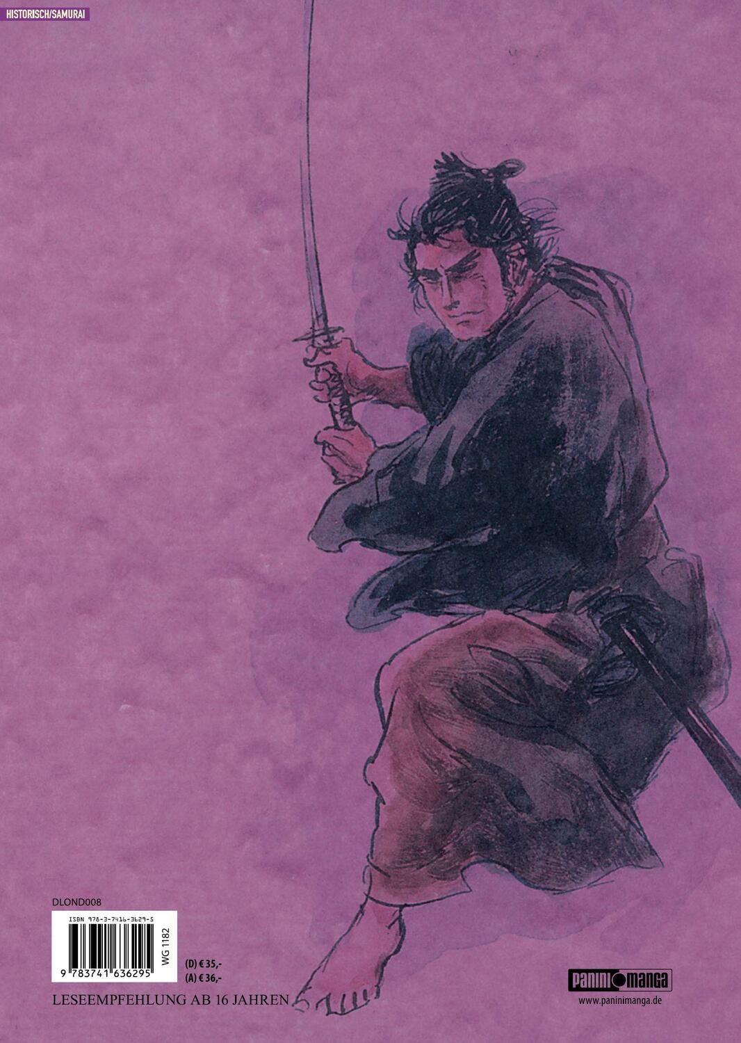 Rückseite: 9783741636295 | Lone Wolf &amp; Cub - Master Edition 08 | Kazuo Koike (u. a.) | Buch