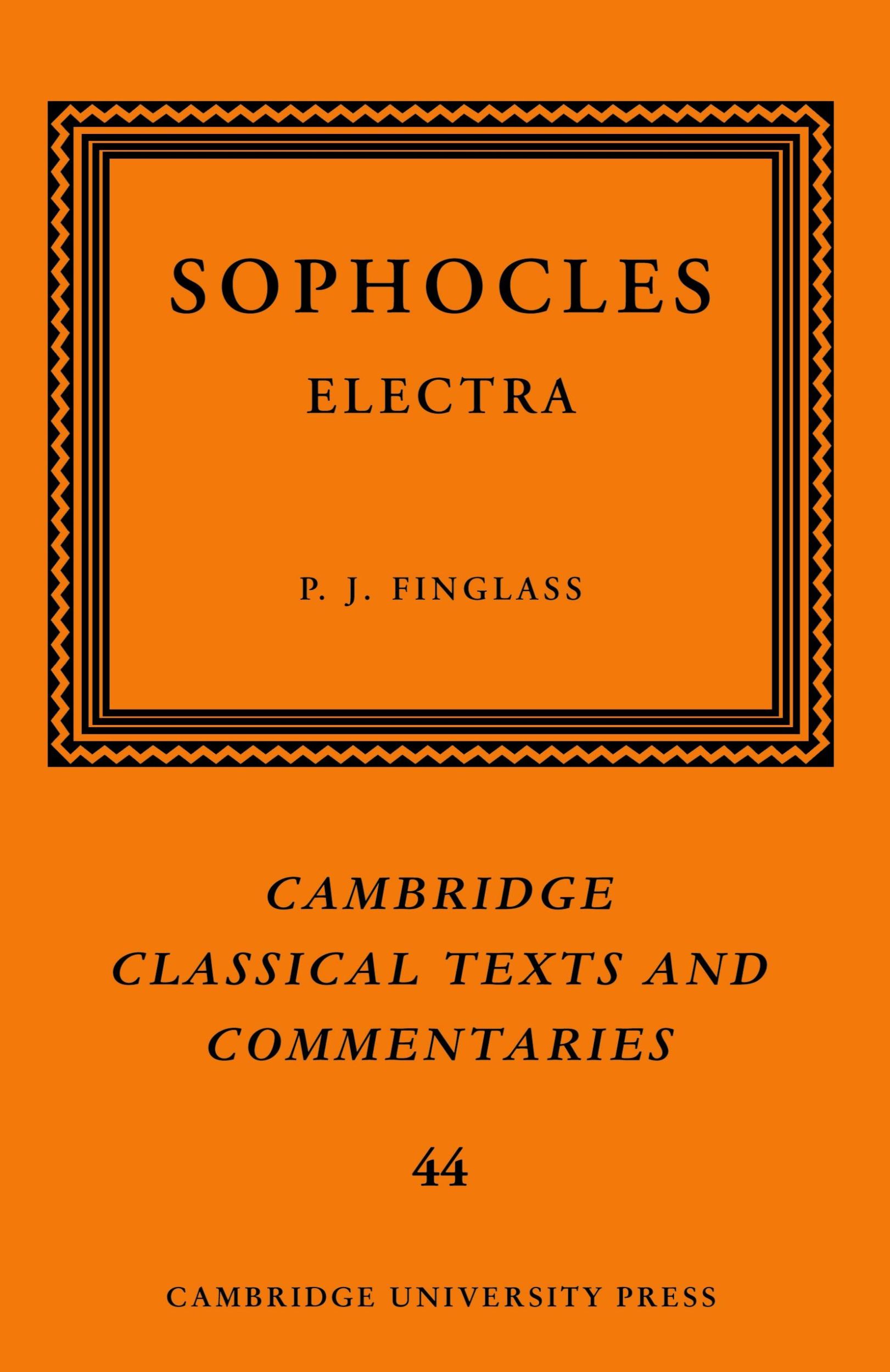 Cover: 9780521292580 | Sophocles | Electra | P. J. Finglass | Taschenbuch | Englisch | 2011