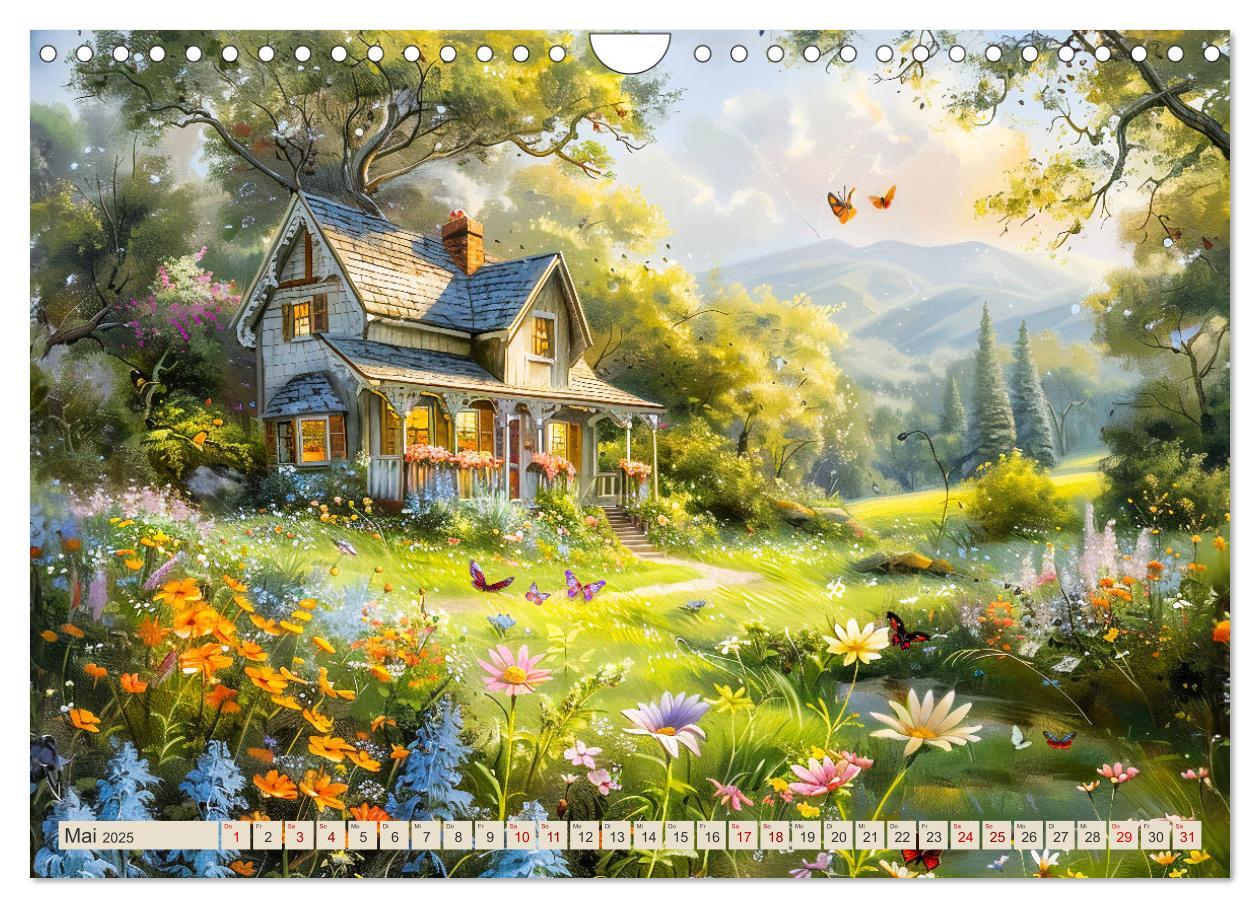 Bild: 9783435241798 | Kleine Cottages - Romantische Fantasiehäuschen (Wandkalender 2025...