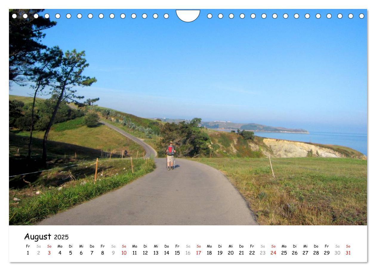 Bild: 9783435636518 | Camino del norte - Küstenweg (Wandkalender 2025 DIN A4 quer),...