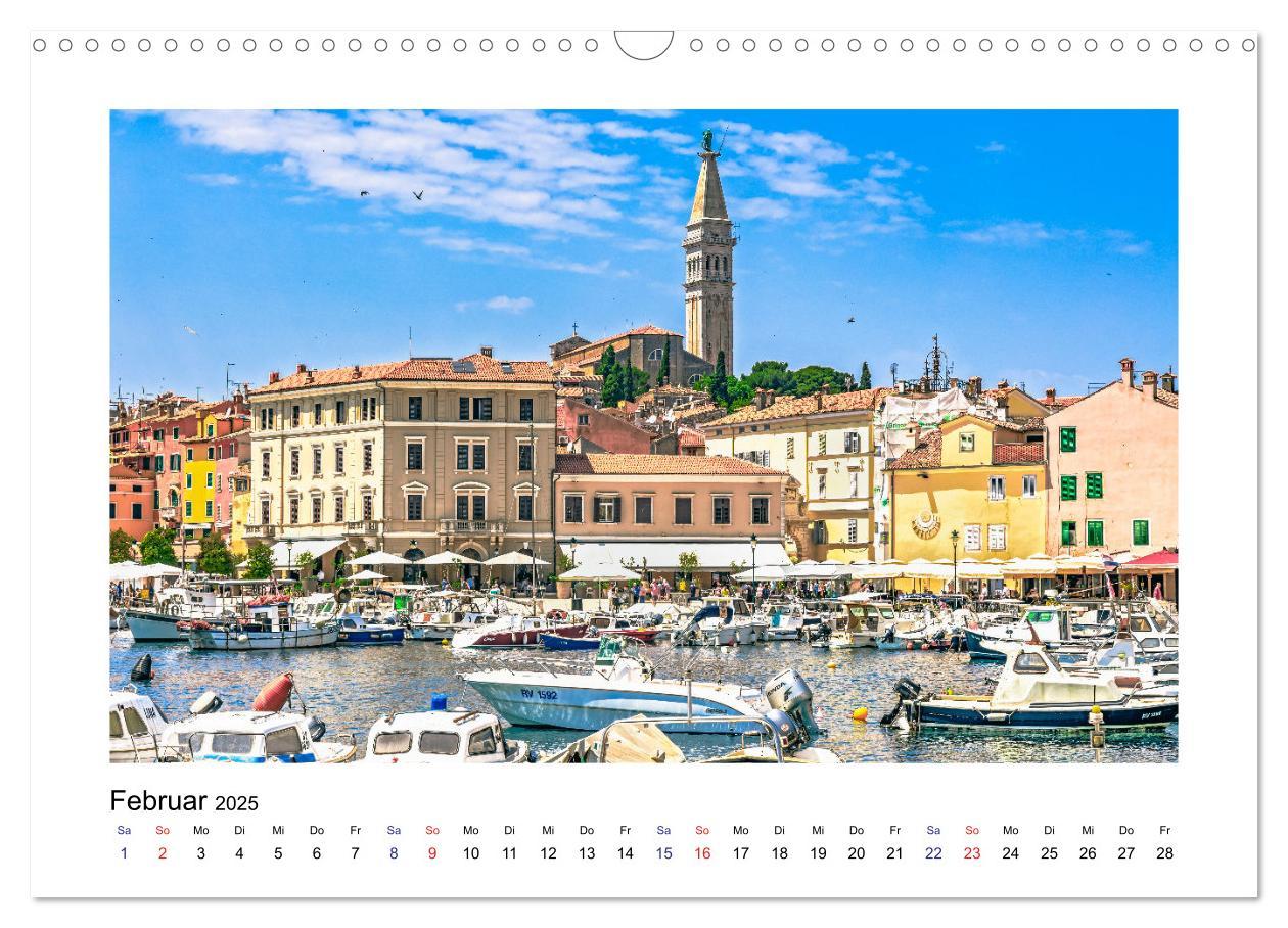 Bild: 9783435175826 | Istrien - Piran ¿ Novigrad ¿ Rovinj ¿ Pula (Wandkalender 2025 DIN...