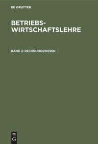 Cover: 9783486239966 | Rechnungswesen | Degruyter | Buch | HC runder Rücken kaschiert | X