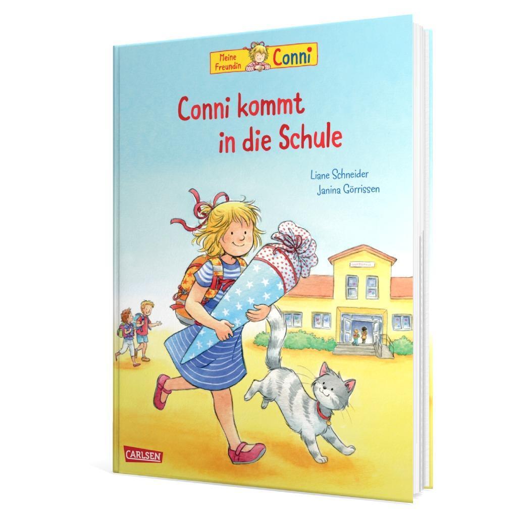 Bild: 9783551518262 | Conni-Bilderbücher: Conni kommt in die Schule (Neuausgabe) | Schneider