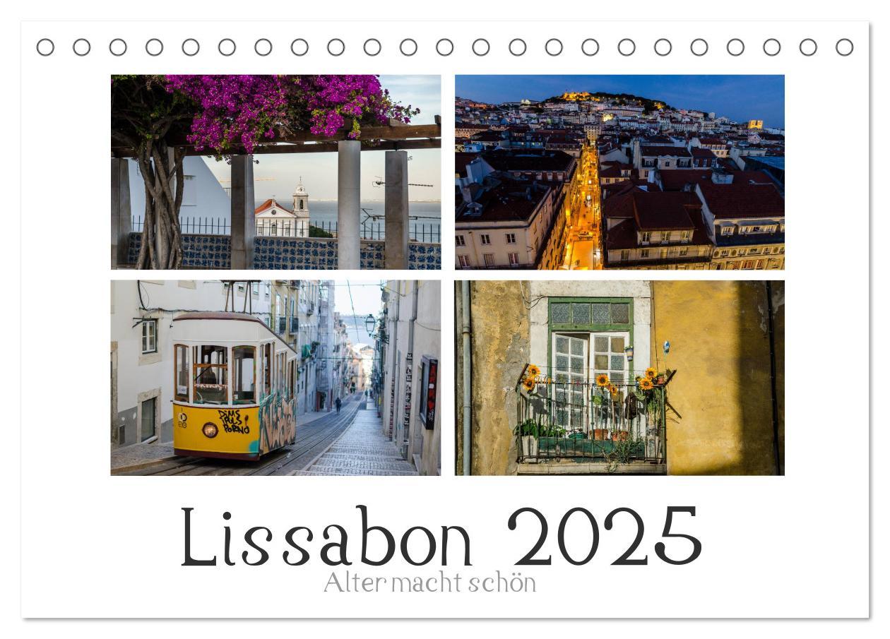 Cover: 9783435606139 | Lissabon - Alter macht schön (Tischkalender 2025 DIN A5 quer),...