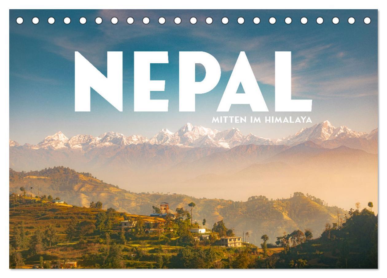 Cover: 9783435007653 | Nepal - Mitten im Himalaya (Tischkalender 2025 DIN A5 quer),...