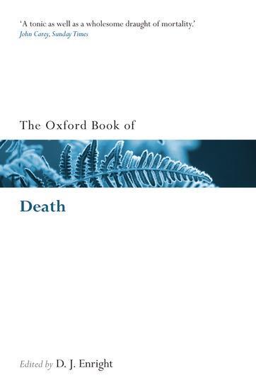 Cover: 9780199556526 | The Oxford Book of Death | D. J. Enright | Taschenbuch | Englisch