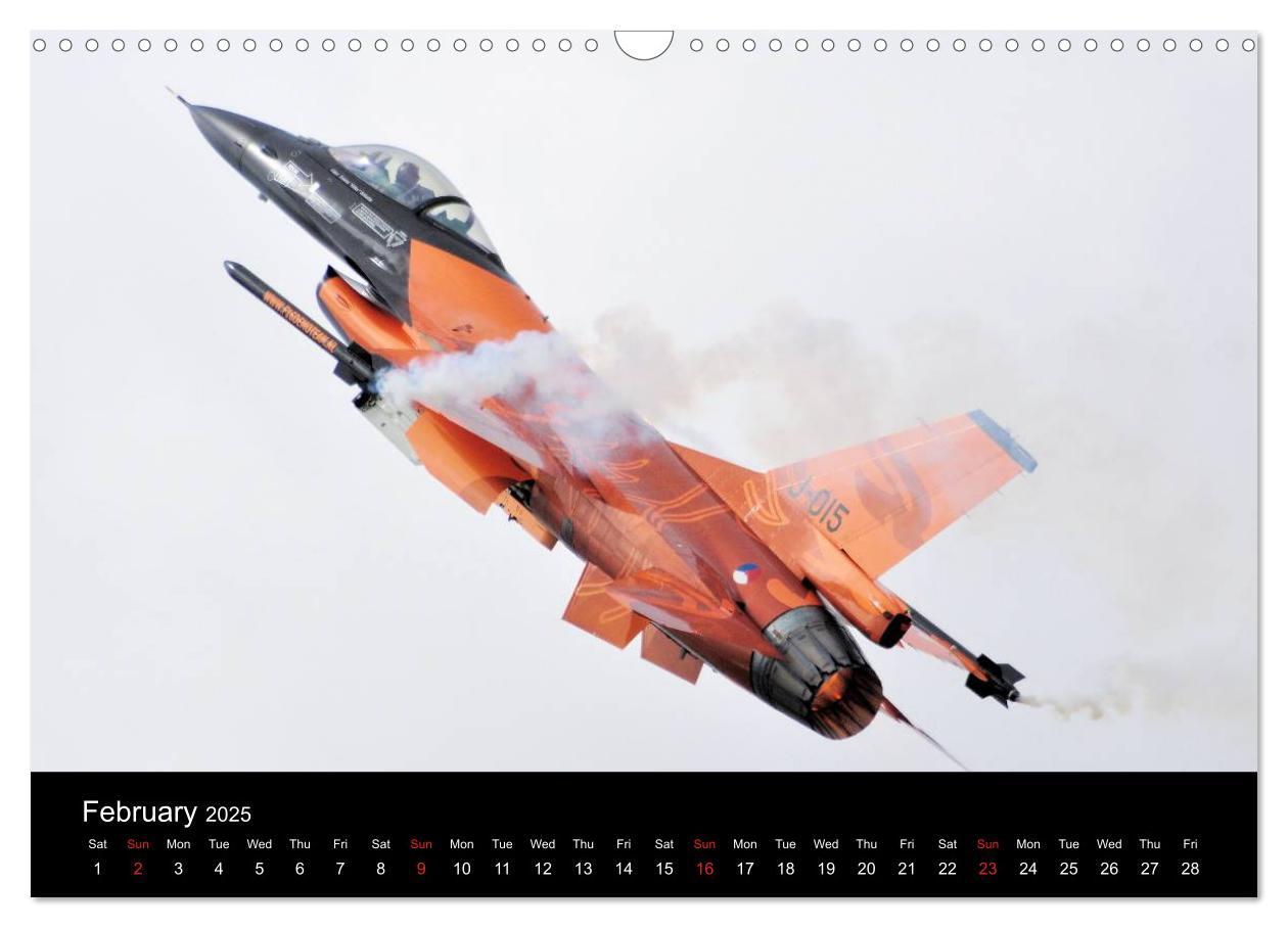 Bild: 9781325954186 | General Dynamics F-16 Fighting Falcon (Wall Calendar 2025 DIN A3...