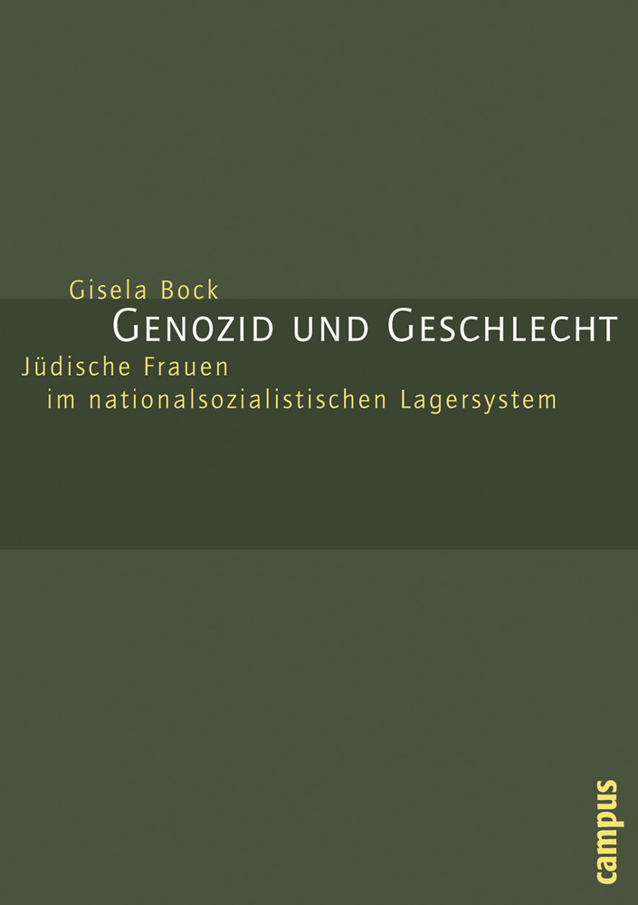 Cover: 9783593377308 | Genozid und Geschlecht | Gisela Bock | Taschenbuch | 276 S. | Deutsch