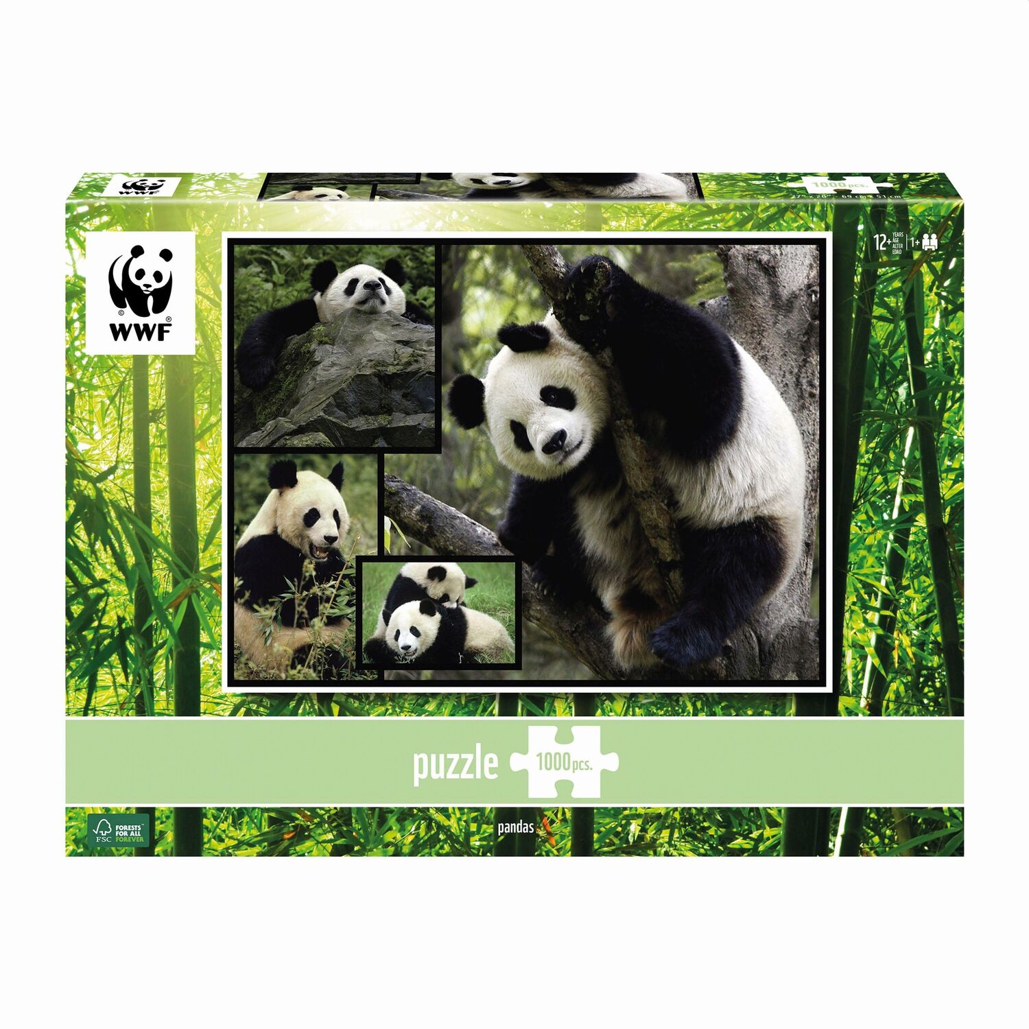 Cover: 4897049300620 | AMBASSADOR - Pandas 1000 Teile | Ambassador | Spiel | Brettspiel