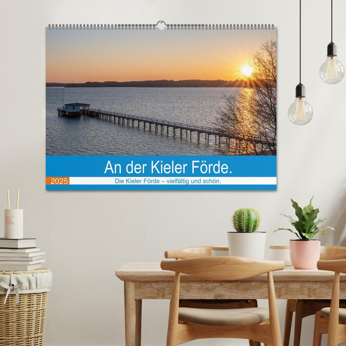 Bild: 9783435084104 | An der Kieler Förde (Wandkalender 2025 DIN A2 quer), CALVENDO...