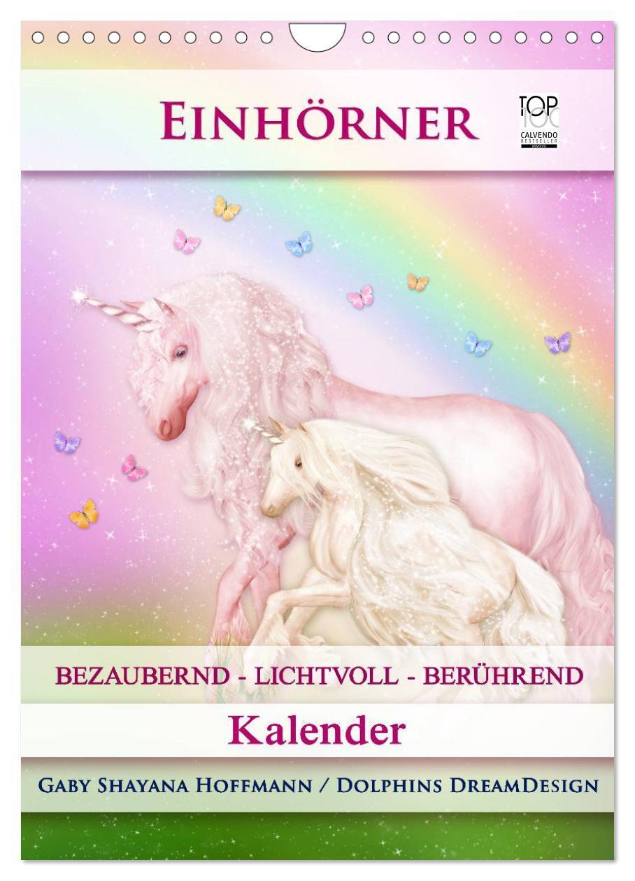 Cover: 9783457084250 | Einhörner - Kalender (Wandkalender 2025 DIN A4 hoch), CALVENDO...