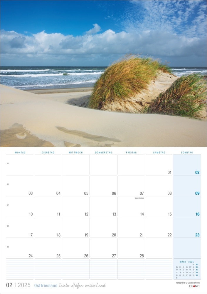 Bild: 9783964023469 | Ostfriesland Kalender 2025 - Inseln · Häfen · weites Land | Kalender