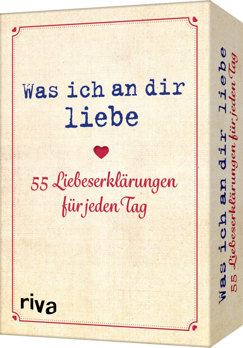 Cover: 9783742319883 | Was ich an dir liebe - 55 Liebeserklärungen für jeden Tag | Box | 2022