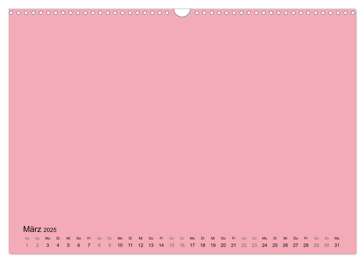 Bild: 9783435215812 | DIY Bastel-Kalender -Warme Pastell Farben- Zum Selbstgestalten...