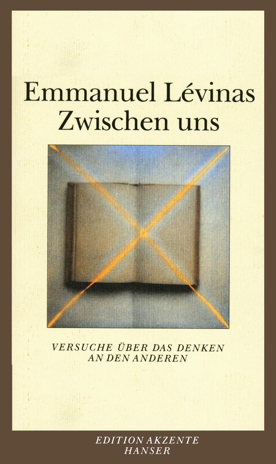 Cover: 9783446209534 | Zwischen uns | Versuche über das Denken an den Anderen | Lévinas