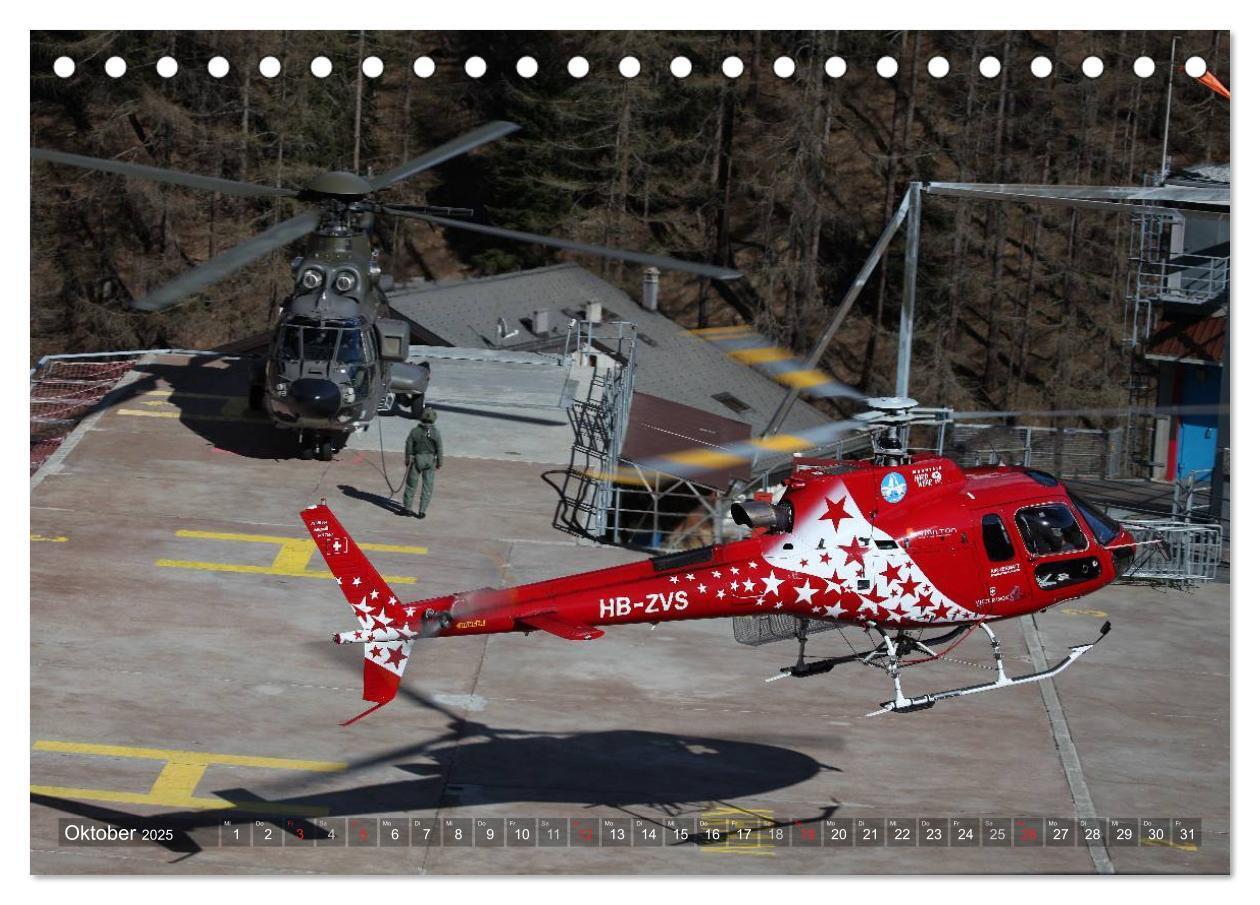 Bild: 9783435633708 | Helikopter in der Luft (Tischkalender 2025 DIN A5 quer), CALVENDO...