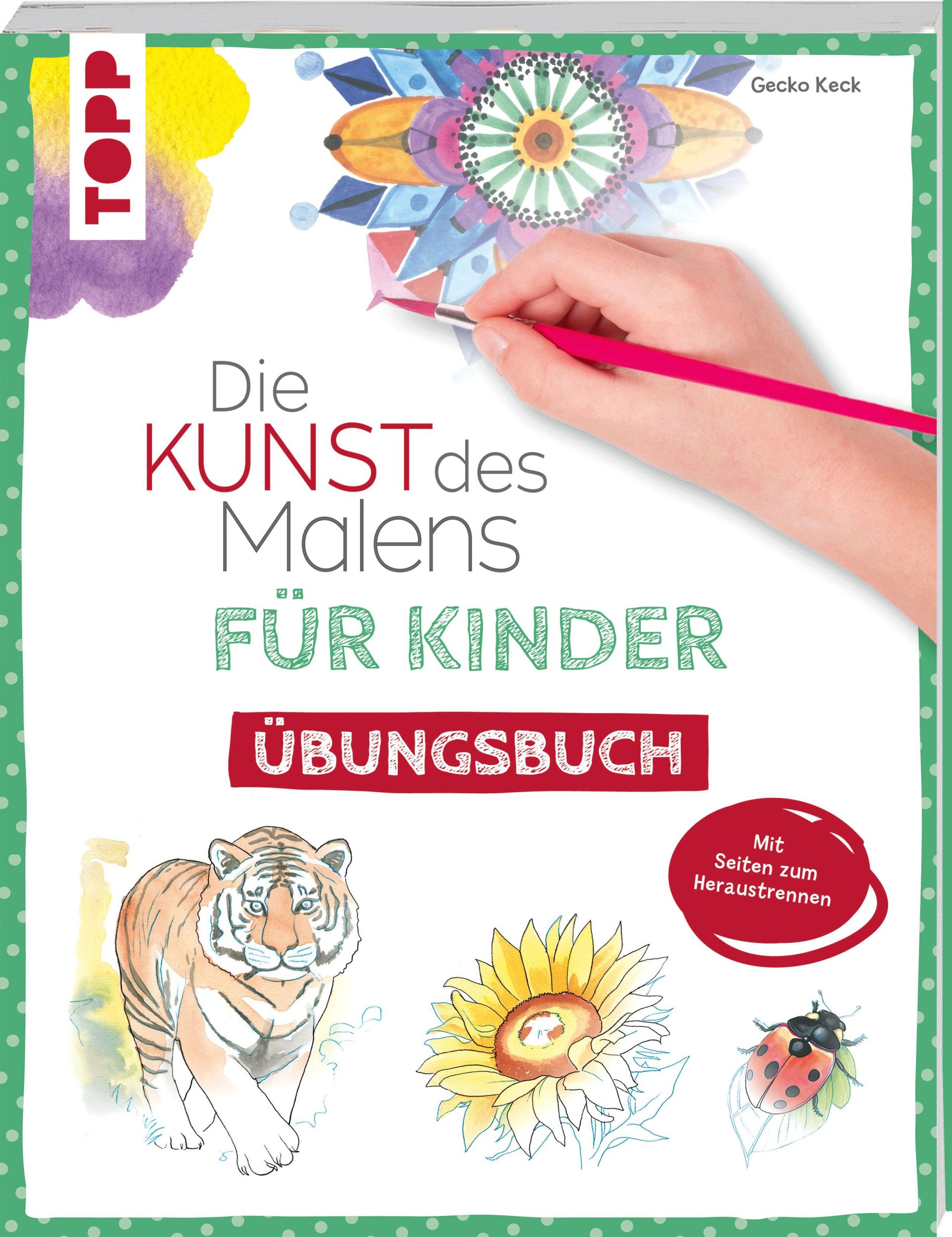 Cover: 9783735892027 | Die Kunst des Malens für Kinder Übungsbuch | Gecko Keck | Taschenbuch