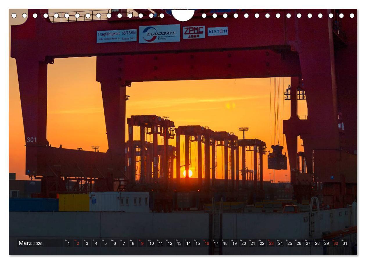 Bild: 9783435293902 | Hamburg Hafen (Wandkalender 2025 DIN A4 quer), CALVENDO Monatskalender