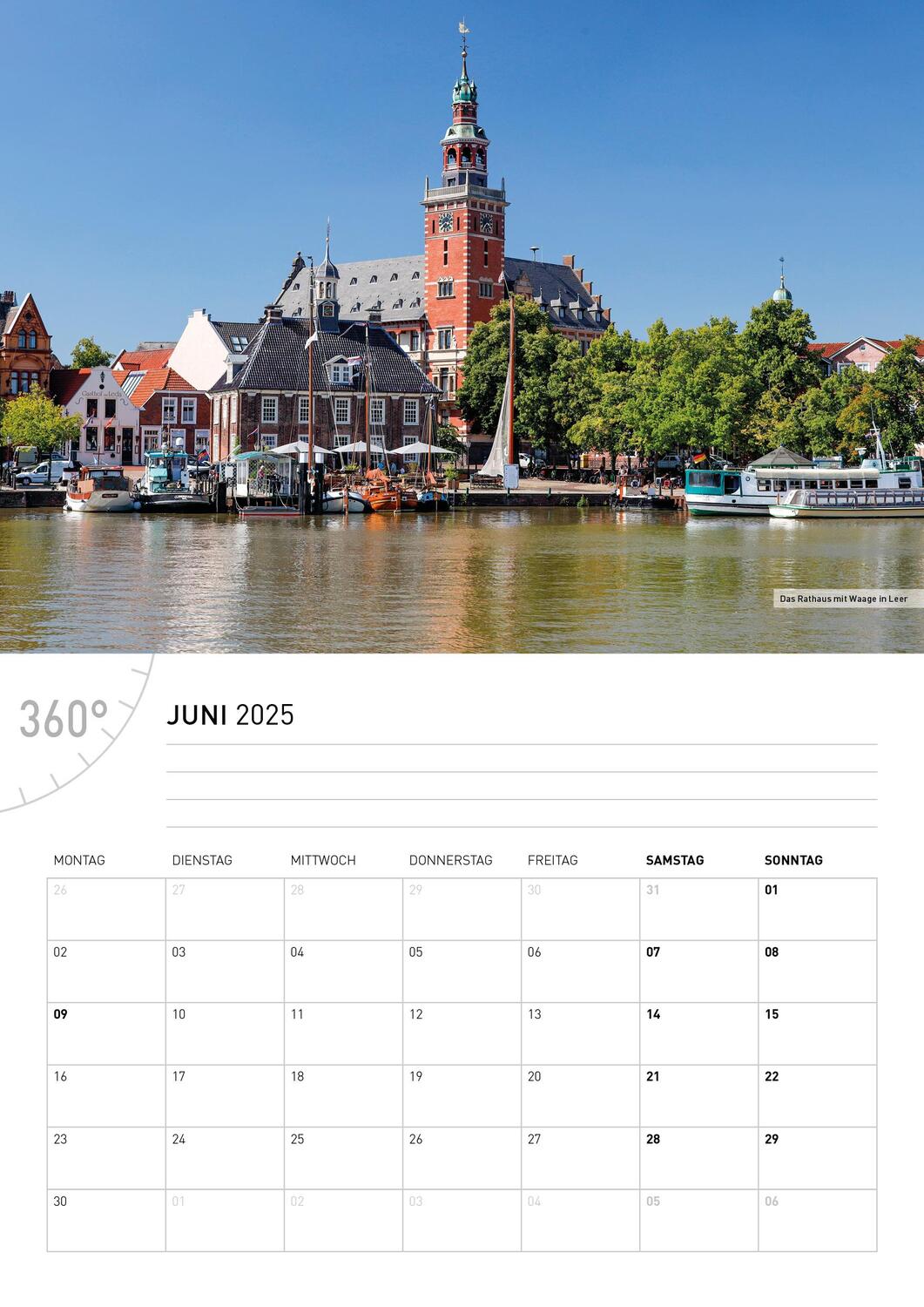 Bild: 9783968555782 | 360° Ostfriesland Broschürenkalender 2025 | Ottmar Heinze | Kalender