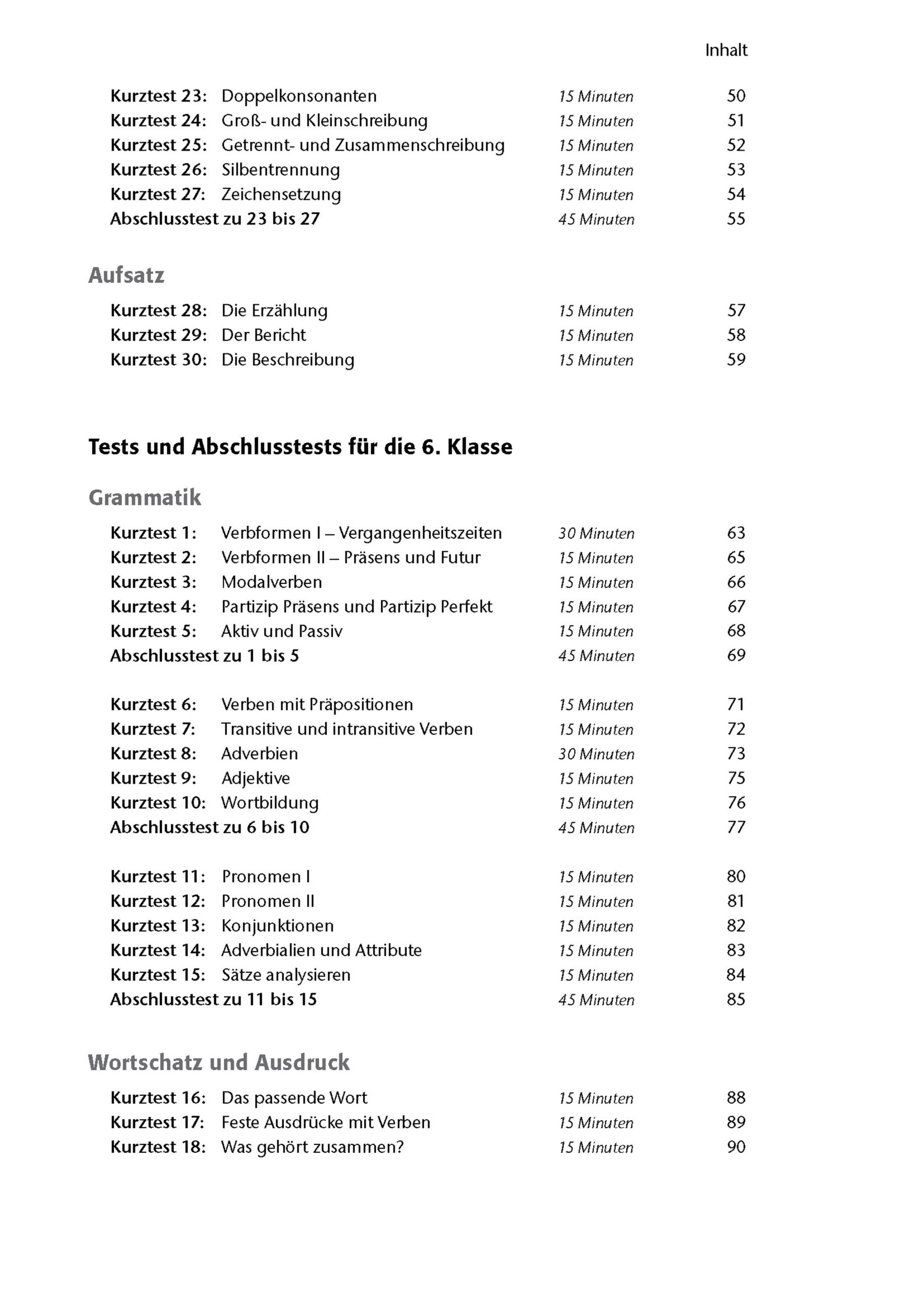 Bild: 9783804415904 | Fit in Test und Klassenarbeit - Deutsch 5./6. Klasse Gymnasium | Süß