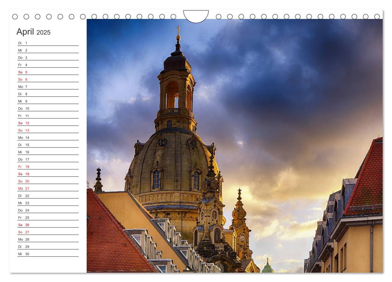 Bild: 9783435533756 | Dresden - Die Frauenkirche (Wandkalender 2025 DIN A4 quer),...