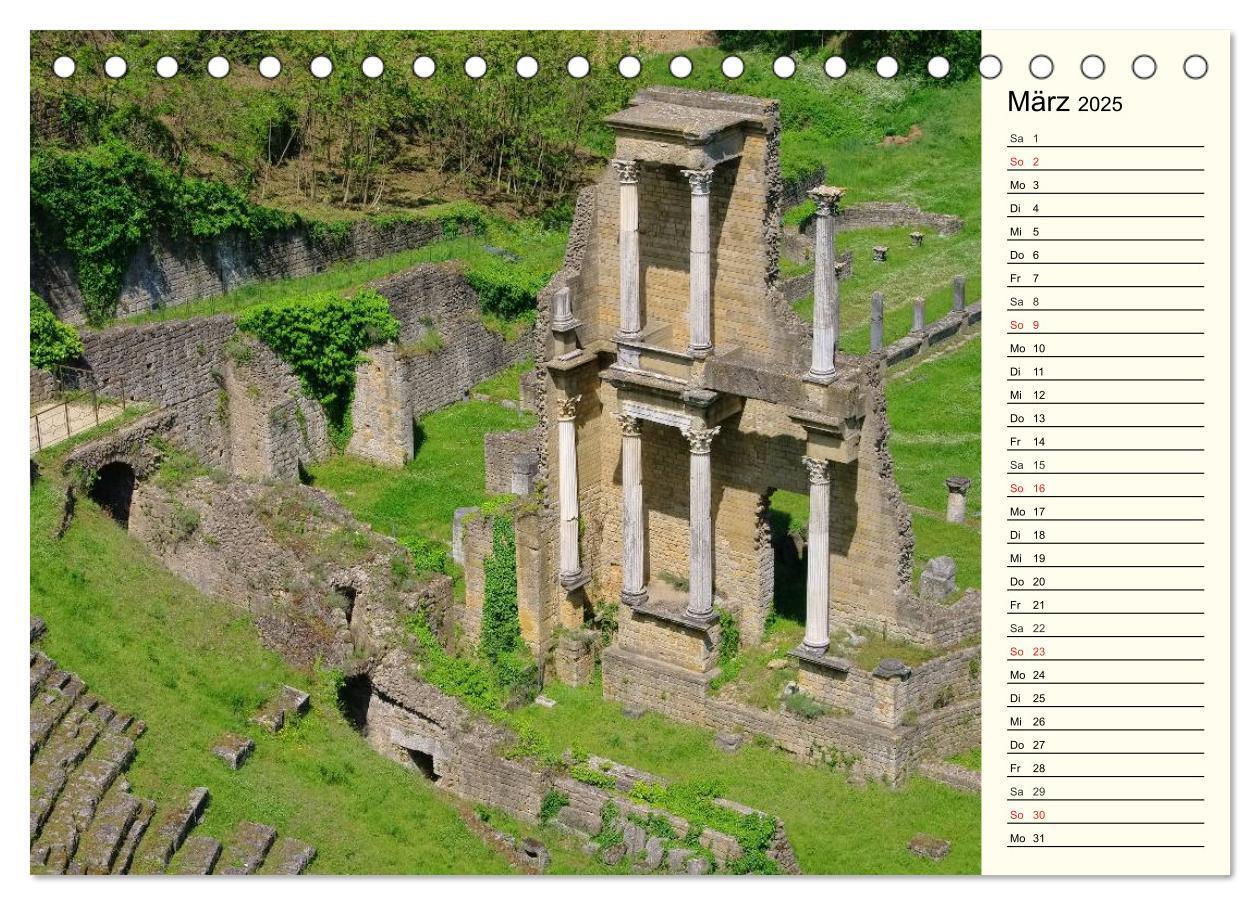 Bild: 9783435509959 | Römische Bauwerke in Europa (Tischkalender 2025 DIN A5 quer),...