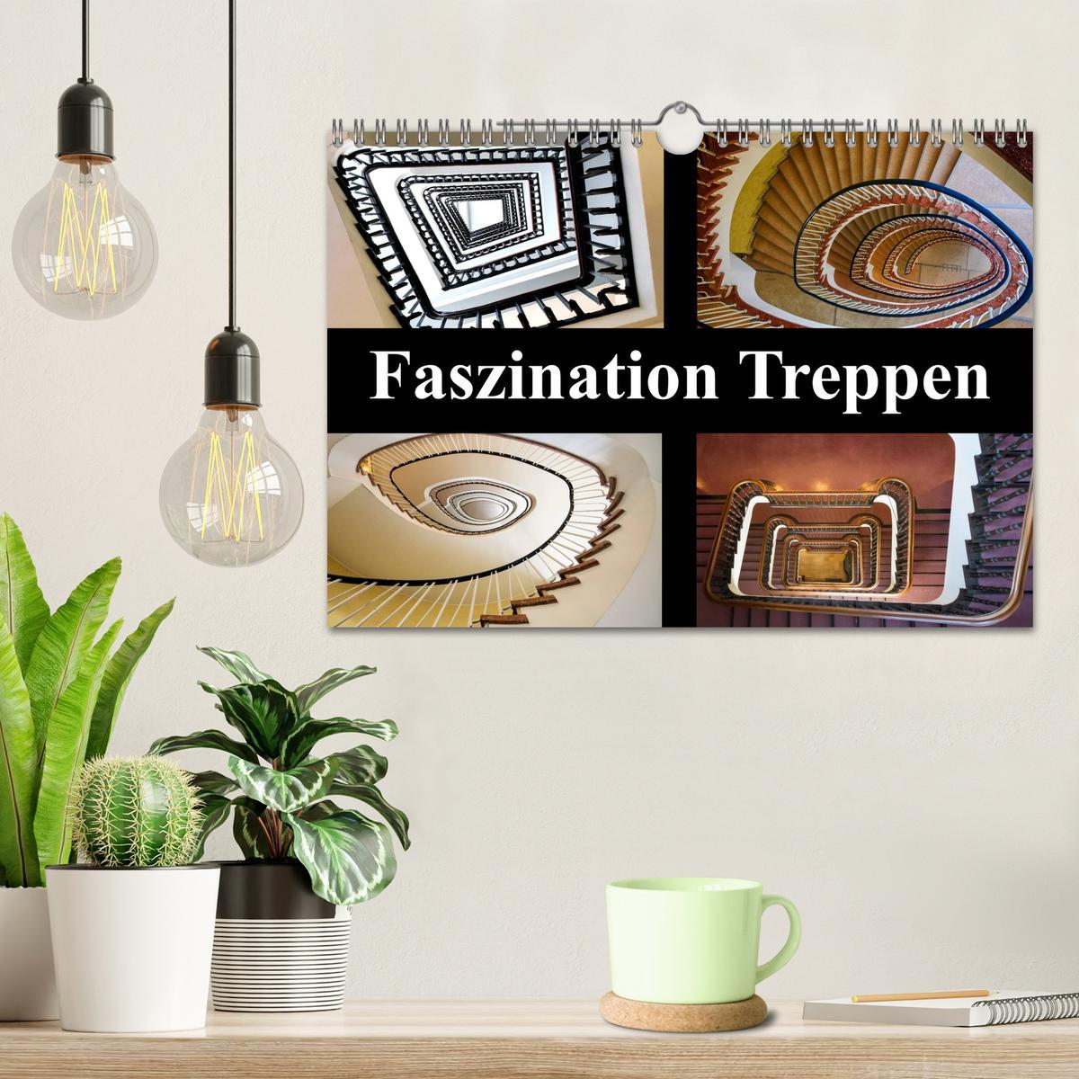 Bild: 9783435601523 | Faszination Treppen (Wandkalender 2025 DIN A4 quer), CALVENDO...