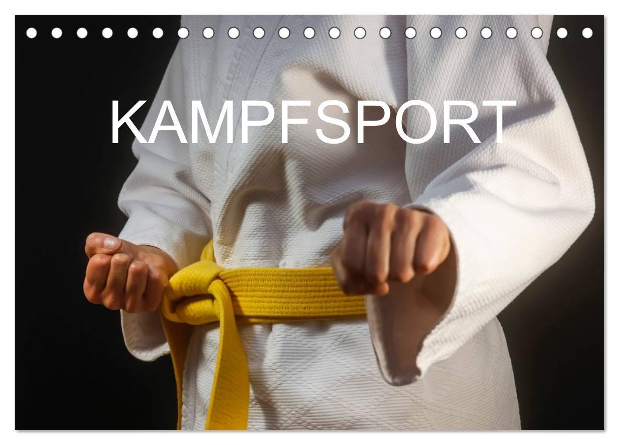 Cover: 9783435691289 | Kampfsport (Tischkalender 2025 DIN A5 quer), CALVENDO Monatskalender