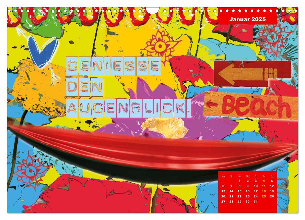 Bild: 9783383923234 | Take it easy Nimm es leicht (Wandkalender 2025 DIN A3 quer),...