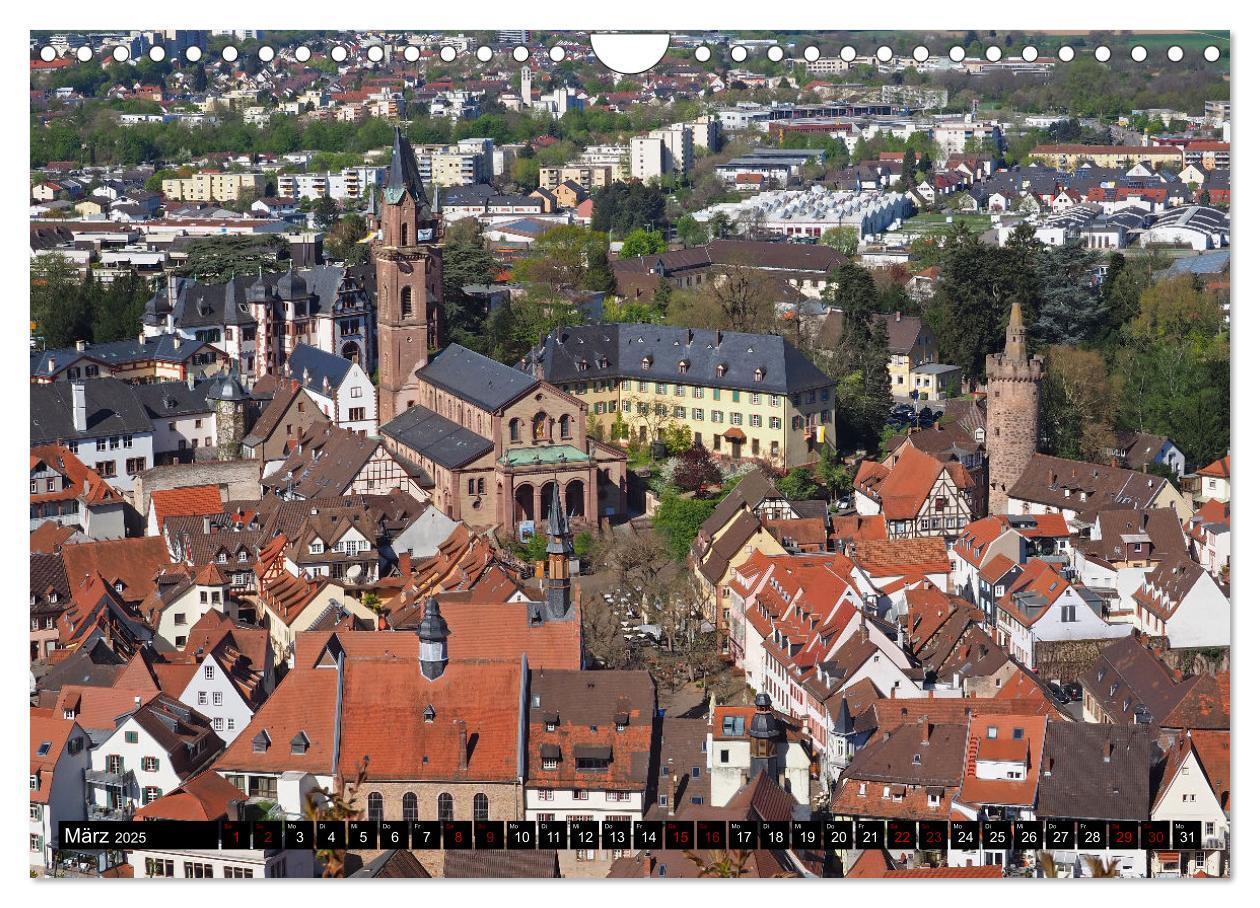 Bild: 9783383957420 | Weinheim - Stadt unter den zwei Burgen (Wandkalender 2025 DIN A4...