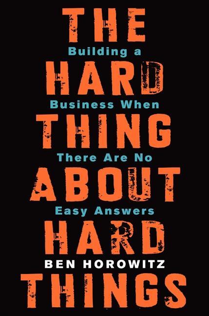 Cover: 9780062273208 | The Hard Thing about Hard Things | Ben Horowitz | Buch | Gebunden