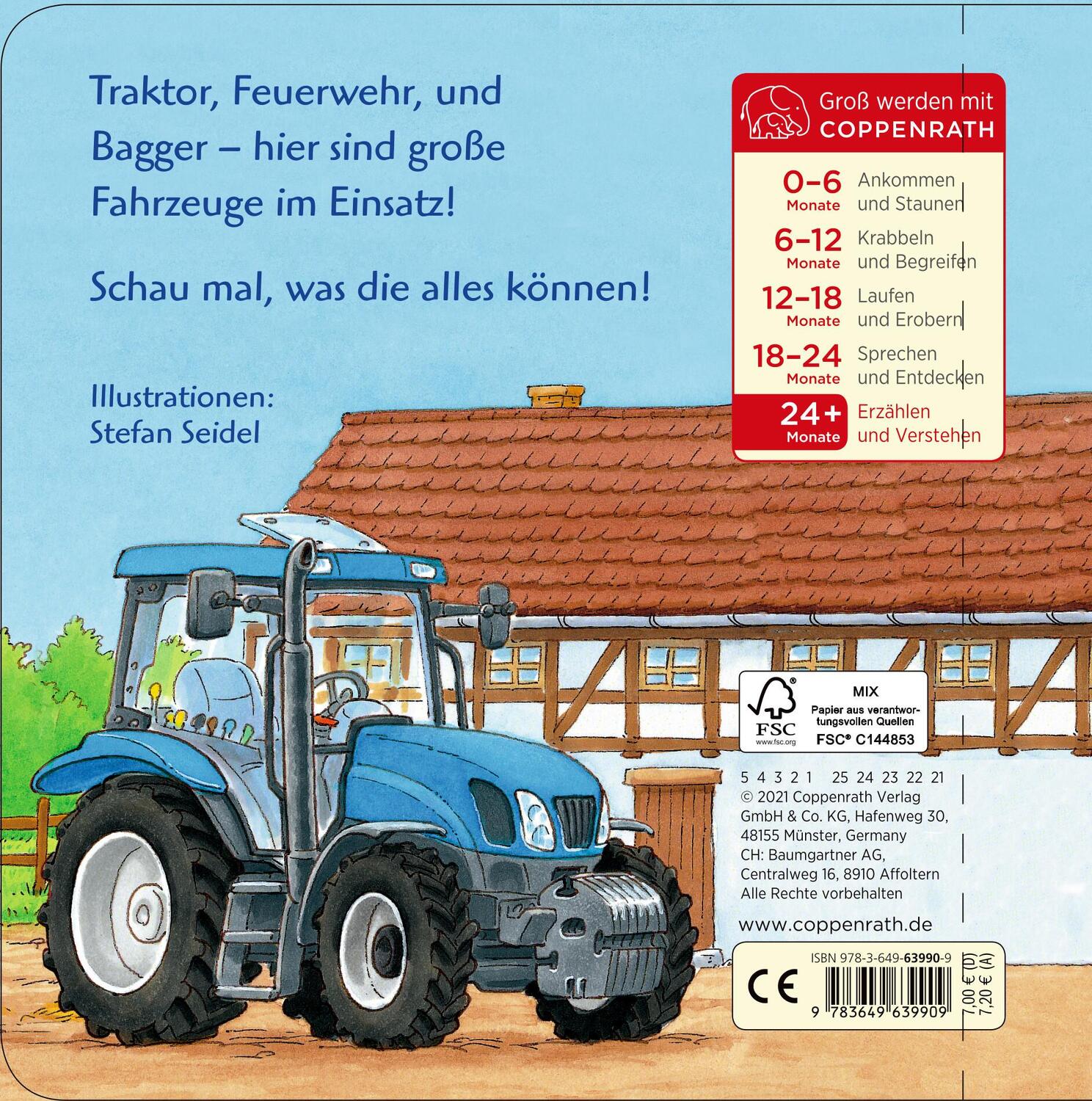 Rückseite: 9783649639909 | So viele große Fahrzeuge im Einsatz | Stefan Seidel | Buch | 14 S.