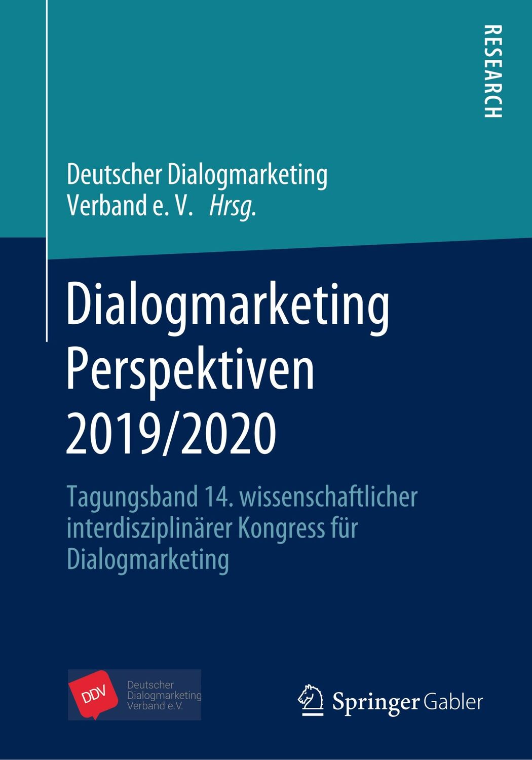 Cover: 9783658294557 | Dialogmarketing Perspektiven 2019/2020 | DDV | Taschenbuch | Paperback