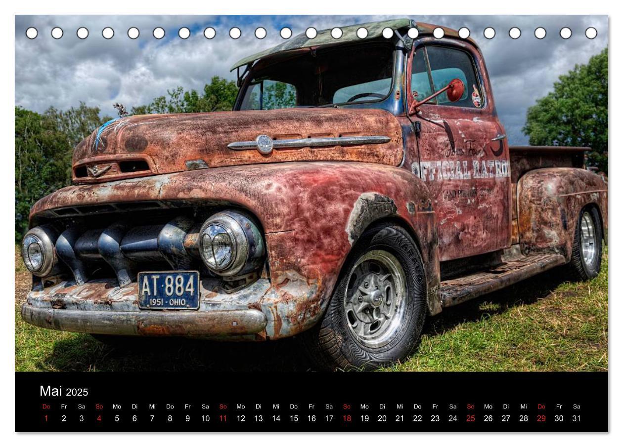 Bild: 9783435770182 | Außergewöhnliche Autos - Hot Rods (Tischkalender 2025 DIN A5 quer),...